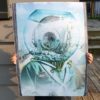 Extra thick 100lb aquarium art print