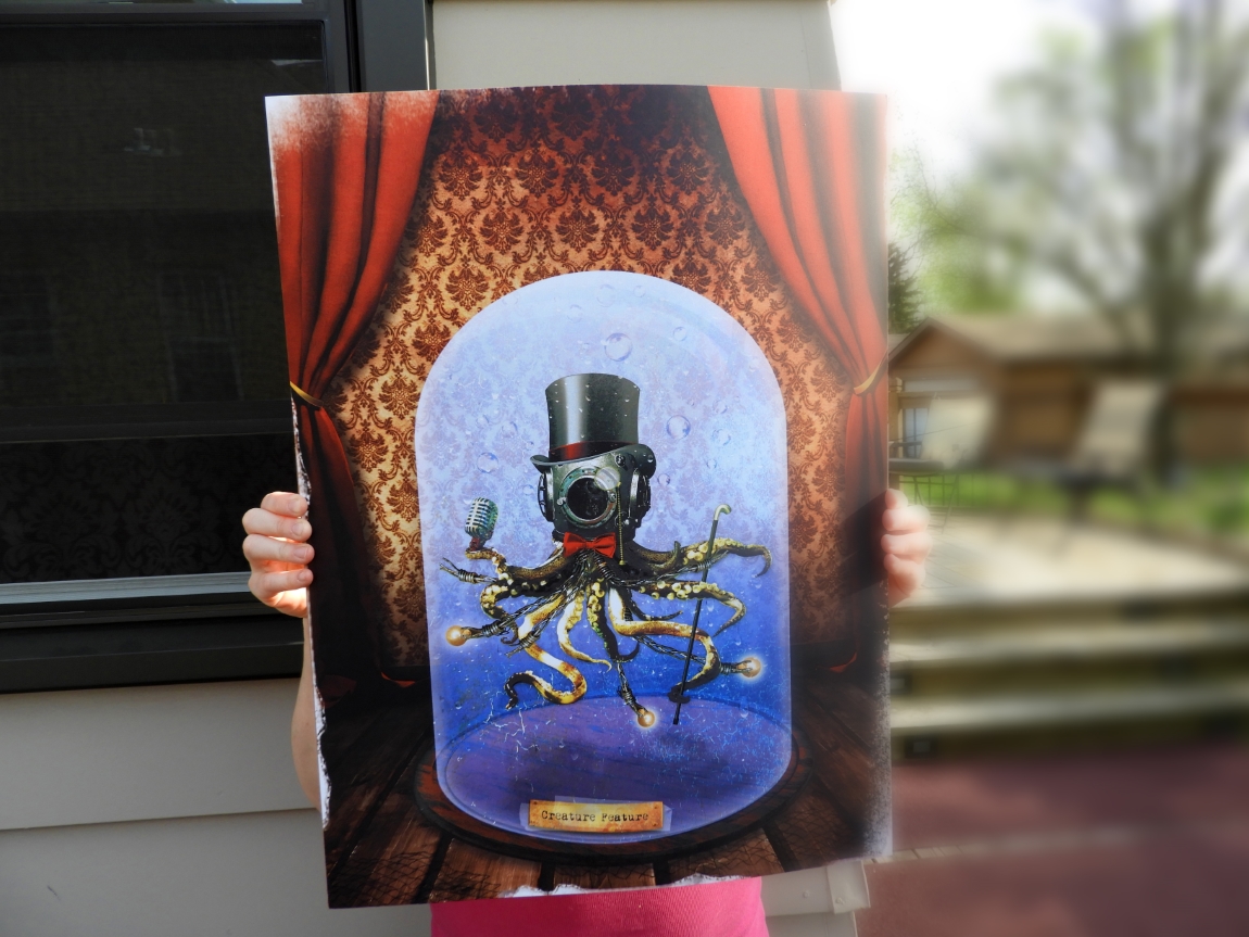 Creature Feature | Buy our Unreal 18x24 Diver Helmet Print