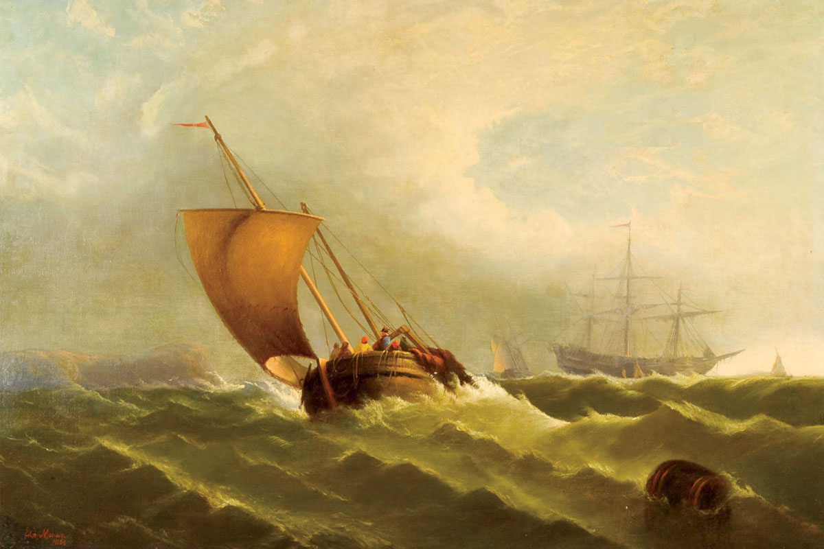 Edward Moran A Shipwreck 1860