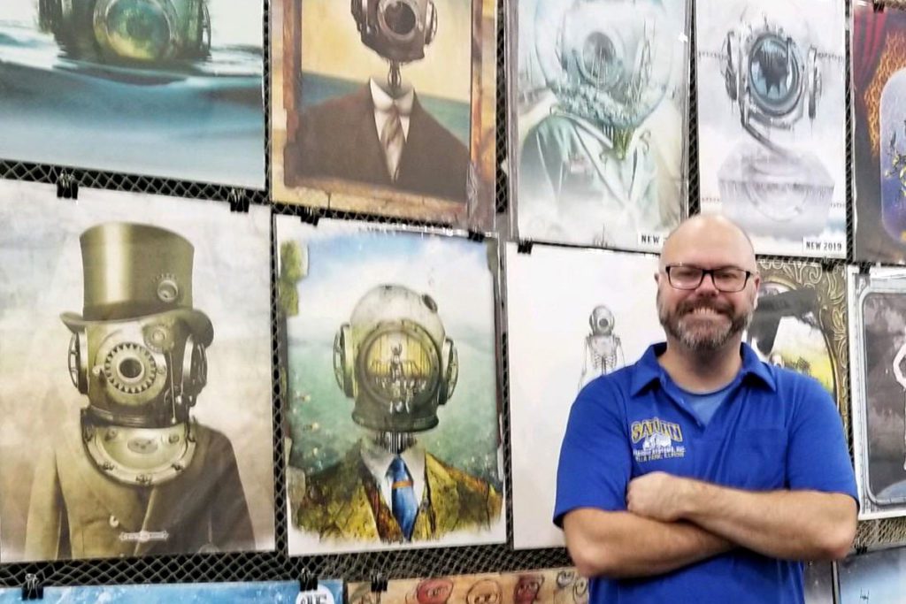 Jack Stoltz Diver Helmet Artist